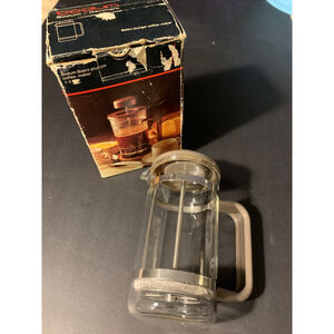 Bodum Bistro Plunger Coffee Maker Clear Beige 1-3 cup